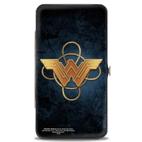 Buckle-Down DC Comics Wonder Woman 2017 Swords Pose Icon Lasso of Truth Vegan Leather Hinged Wallet