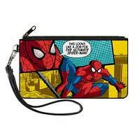 Buckle-Down Marvel Comics This Looks Like A Job For the Ultimate Spider Man Canvas Zip Pouch Wallet