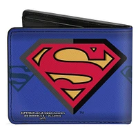 Buckle-Down DC Comics Superman Crest Vegan Leather Wallet