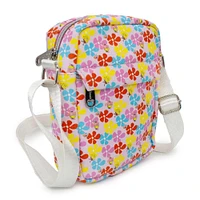 Buckle-Down Nickelodeon SpongeBob SquarePants and Friends Flower Collage Vegan Leather Crossbody Bag