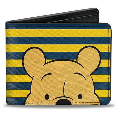 Buckle-Down Disney Winnie the Pooh Eyes Vegan Leather Bifold Wallet