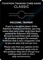 Pokemon Trading Card Game: Classic Collection