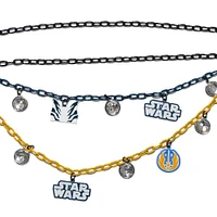 Buckle-Down Star Wars Ahsoka Tano Gold and Black Chain Belt with Charms