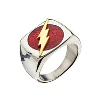 DC Comics The Flash Raise Lightning Bolt Ring