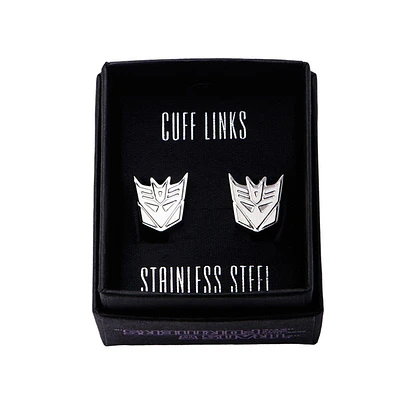 Transformers Decepticon Logo Stainless Steel Cufflinks