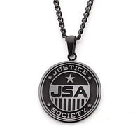 DC Comics Black Adam Black Jsa Necklace