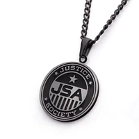 DC Comics Black Adam Black Jsa Necklace