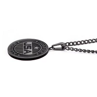 DC Comics Black Adam Black Jsa Necklace