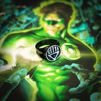 DC Comics Green Lantern Black Lantern Corps Steel Ring