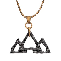 DC Comics Black Adam Triple Triangle Necklace