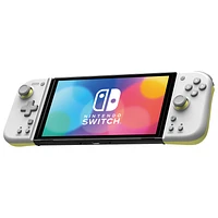 HORI Split Pad Compact Attachment Set for Nintendo Switch, Nintendo Switch OLED - Light Gray / Yellow