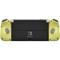 HORI Split Pad Compact Attachment Set for Nintendo Switch, Nintendo Switch OLED - Light Gray / Yellow