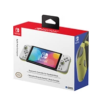 HORI Split Pad Compact Attachment Set for Nintendo Switch, Nintendo Switch OLED - Light Gray / Yellow