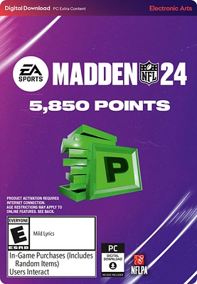 Madden NFL 24 Points Pack - PC Origin 5,850