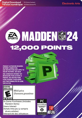 Madden NFL 24 Points Pack - PC Origin 12,000