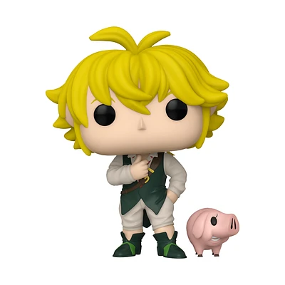 Funko POP! and Buddy: Seven Deadly Sins- Meliodas w/Hawk 4.05-in Vinyl Figure