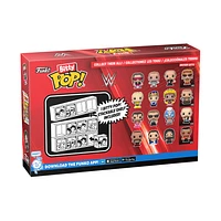 Funko Bitty POP! WWE Vinyl Figure Set 4-Pack (Undertaker, Batista, British Bulldog, Mystery Pop!)