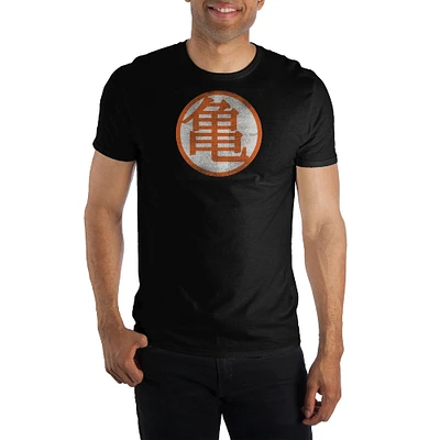 Dragon Ball Z Kame House Anime Cartoon Symbol Men's Black Short Sleeve T-Shirt