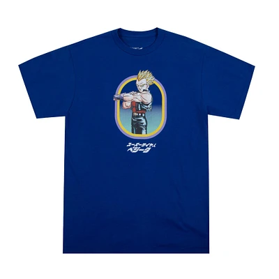 Dragon Ball GT Vegeta Men's Royal Blue Short Sleeve T-Shirt