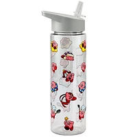 Kirby Pink Puff 24 oz Single Wall UV Printed Water Bottle