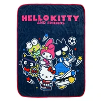 Hello Kitty and Friends Hobbies Digital Print 48-in x 60-in Throw Blanket