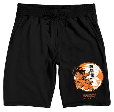 Dragon Ball Z Super Saiyan 3 Goku Men's Black Pajama Shorts