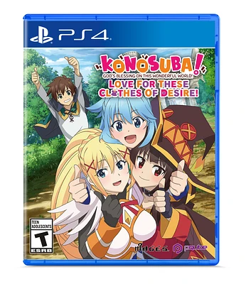 KONOSUBA - GOD'S BLESSING ON THIS WONDERFUL WORLD! LOVE FOR THESE CLOTHES OF DESIRE! - PC Steam - PlayStation 4