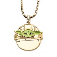 Star Wars: The Mandalorian Grogu Gold Plated Pendant Necklace