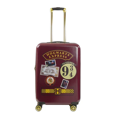 Warner Brothers Harry Potter Ful Hogwart Express -in Hard-Sided Carry-On Luggage