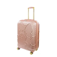 Disney Ful Textured Minnie Mouse 25-in Hard-Sided Luggage - Rose Gold