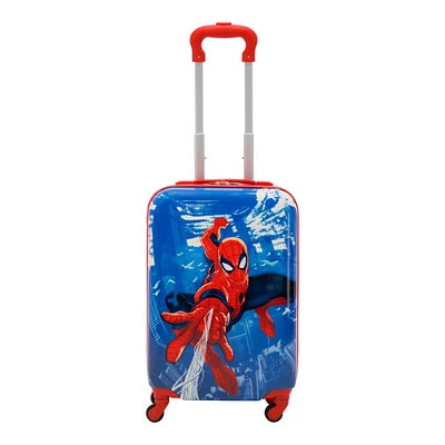 Marvel Ful Spiderman Web Slinging Kids 21-in Hard-Sided Carry-On Luggage