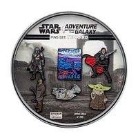 Star Wars Adventure Across The Galaxy: Next Stop Nevarro 6 Enamel Lapel Pin Set