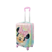 Disney Minnie Mouse Tie Dye Kids 21-in Hard-Sided Roller Luggage