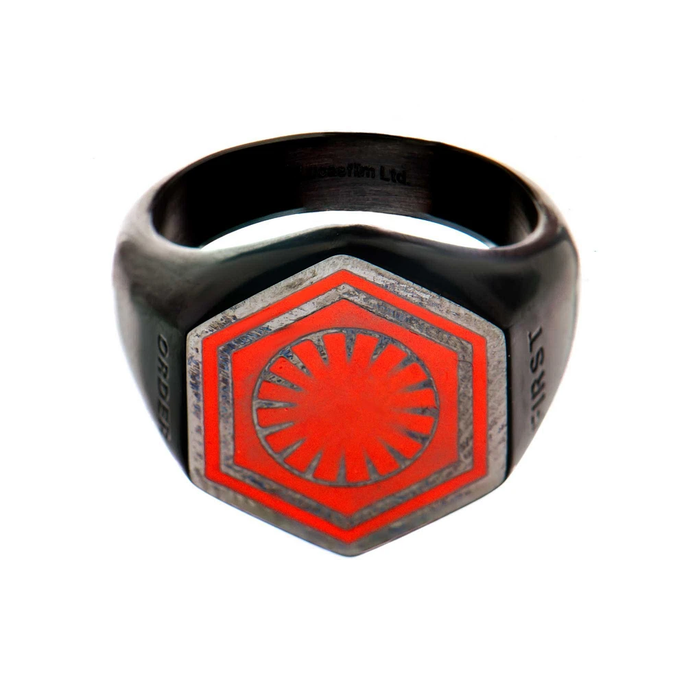 Star Wars Episode 8 Fist Order Signet Ring