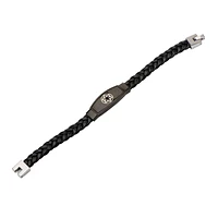 Star Wars Galactic Empire Symbol Braided Leather Bracelet