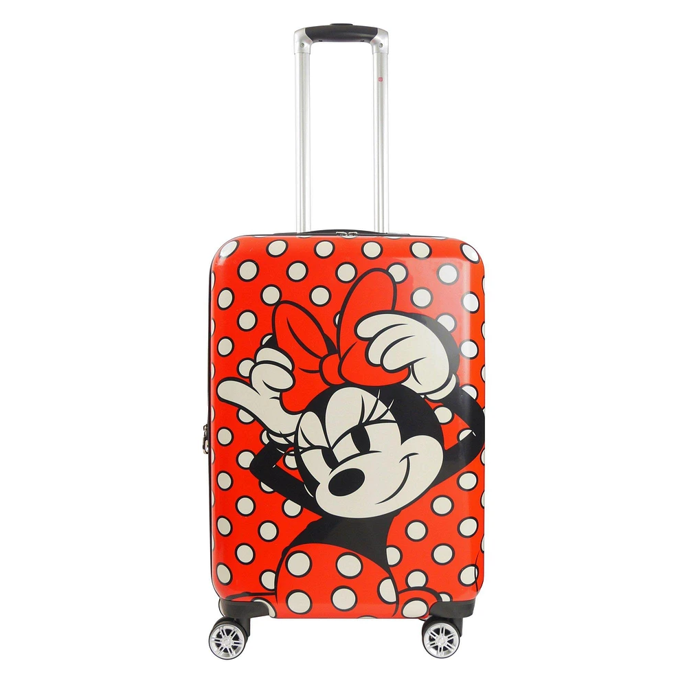 Disney Ful Minnie Mouse Printed Polka Dot II -in Hard-Sided Roller Luggage