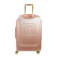 FUL Disney Textured Minnie Mouse 29-in Hard-Sided Roller Luggage - Rose Gold