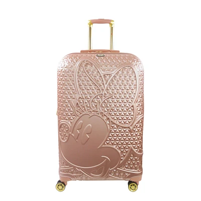 Disney Ful Textured Minnie Mouse 29-in Hard-Sided Roller Luggage - Rose Gold