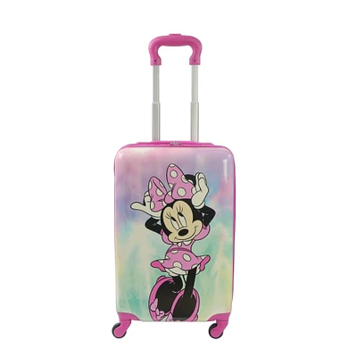 Disney Ful Minnie Mouse Pastel Kids 21-in Hard-Sided Carry-On Luggage
