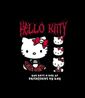 Hello Kitty Unisex Black Short Sleeve T-Shirt