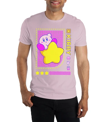 Kirby Unisex Pink Short Sleeve T-Shirt