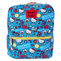 Loungefly Sanrio Hello Kitty 50th Anniversary All-Over Print Nylon Square Mini Backpack