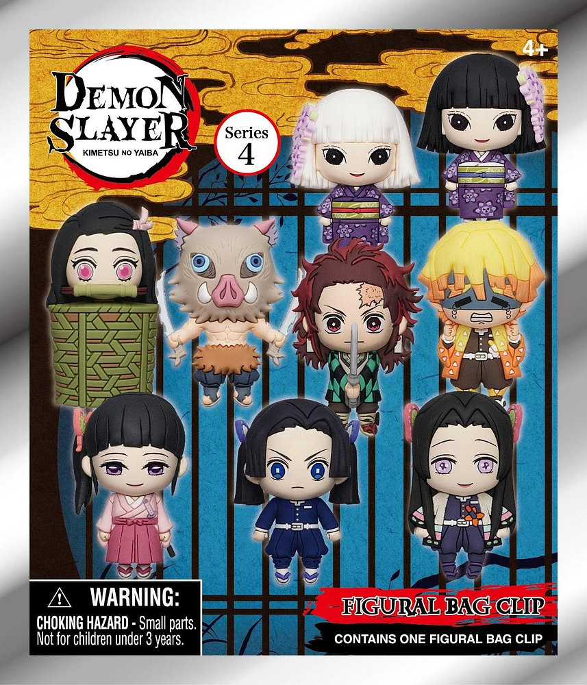 Demon Slayer: Kimetsu no Yaiba 3D Foam Bag Clip Blind Bag Series 4 (Styles May Vary)