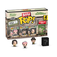 Funko Bitty POP! Parks and Recreation Vinyl Figure Set 4-Pack (Andy, Duke Silver, April Ludgate, Mystery Pop!)