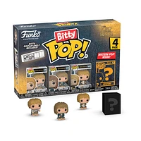 Funko Bitty POP! Lord of the Rings Vinyl Figure Set 4-Pack (Samwise Gamgee, Pippin Took, Merry Brandybucks, Mystery Pop!)