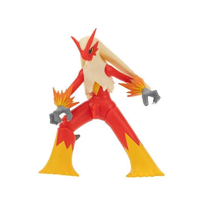 Jazwares Pokemon Blaziken 4.5-in Battle Feature Figure