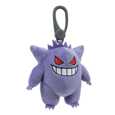 Jazwares Pokemon Gengar Gengar 3.5-in Clip-On Plush