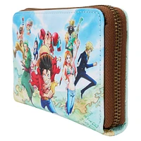 Loungefly One Piece 25th Anniversary Straw Hat Pirates Zip Around Wallet