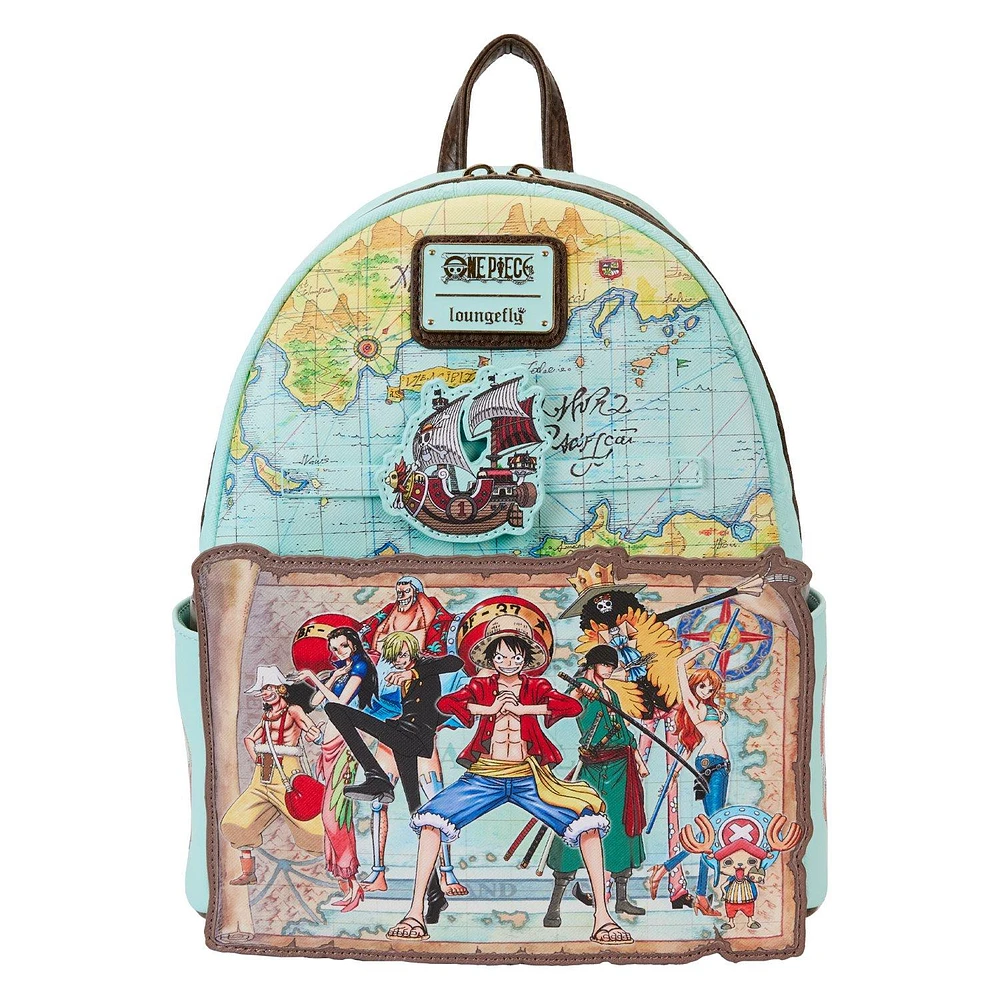 Loungefly One Piece 25th Anniversary Straw Hat Pirates Mini Backpack