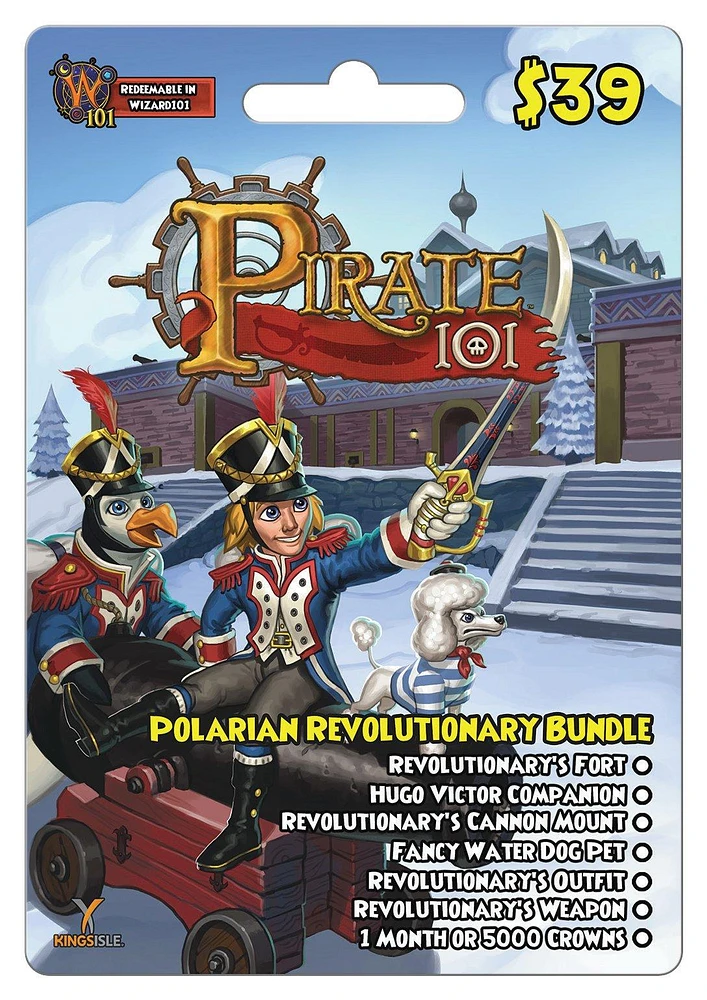 KingsIsle Pirate101 Polarian Revolutionary Bundle